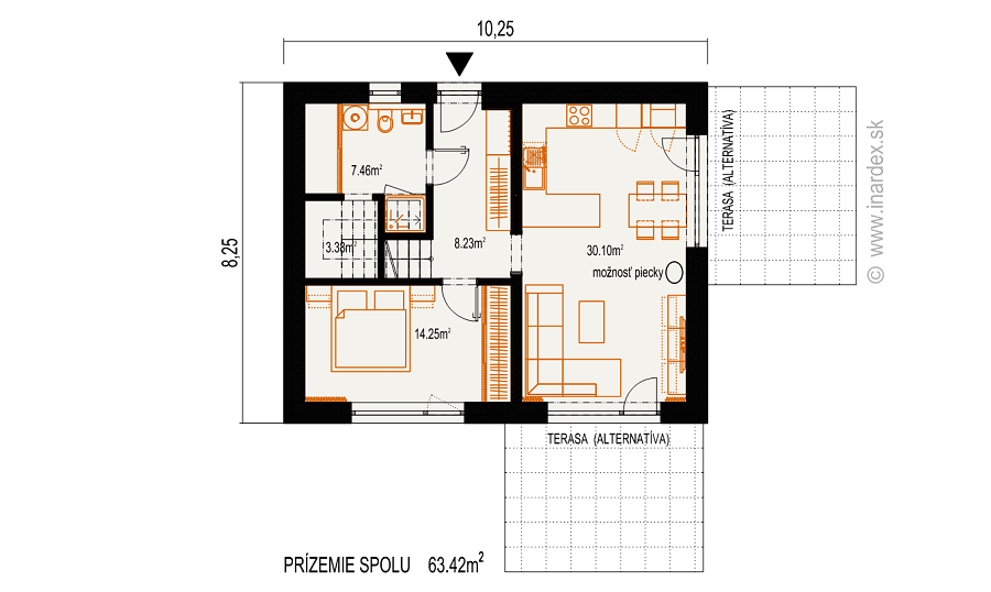 projekty rodinnych domov 2022 Inardex 026-S